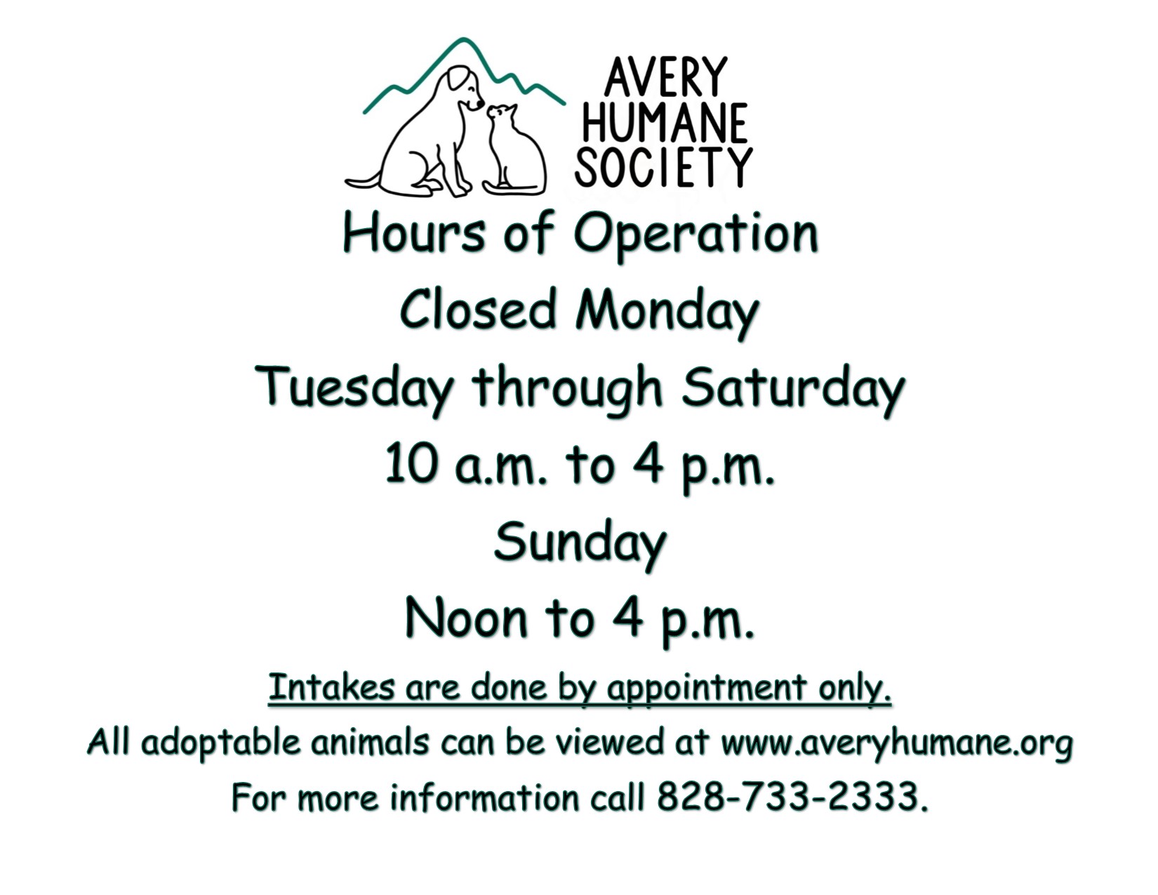 Hours of Operation