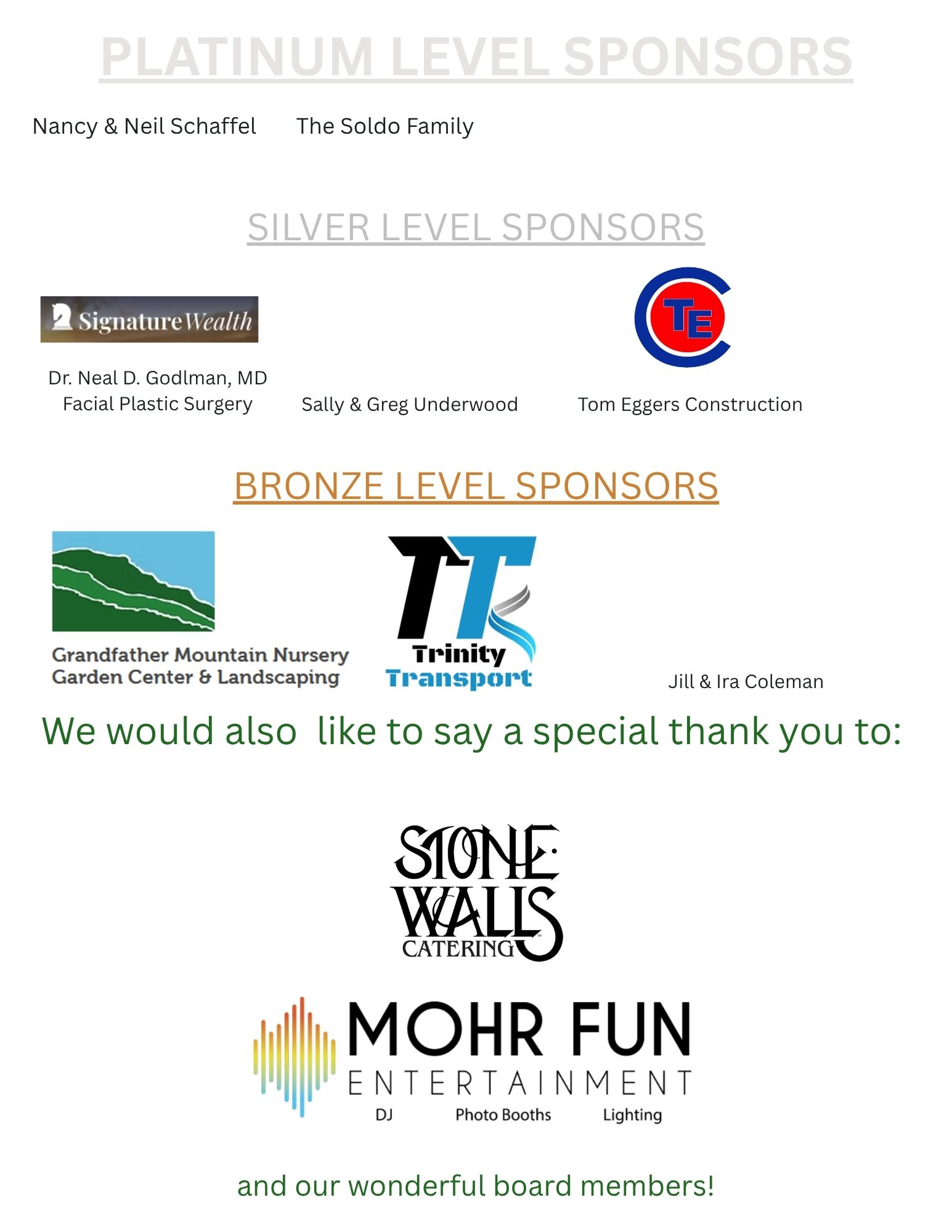 Sponsors Edit