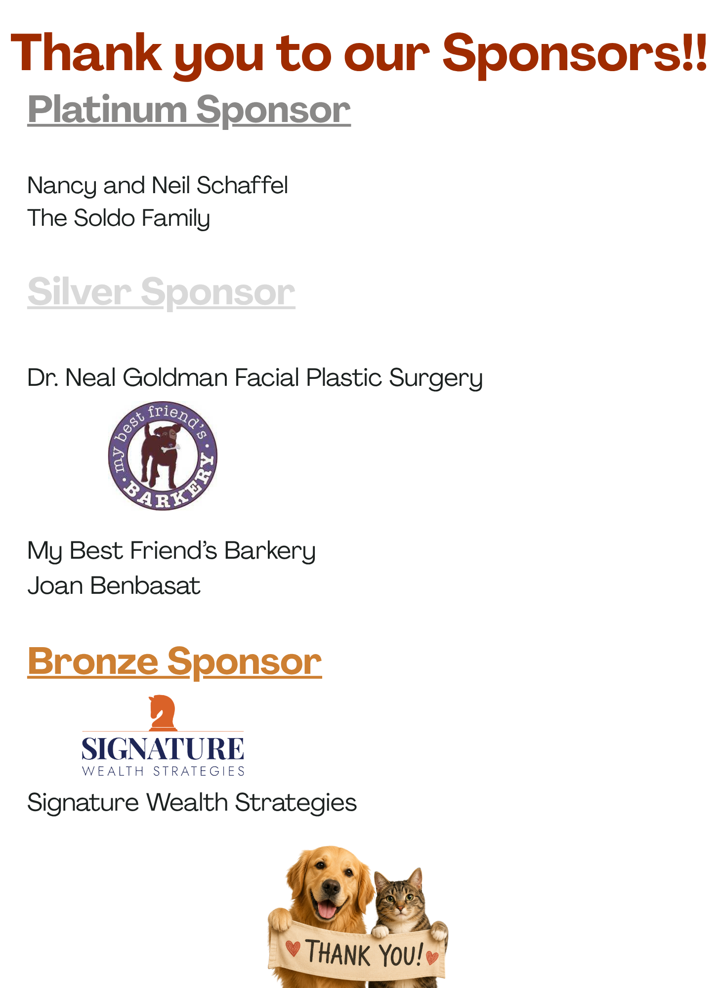 Thank you to our Sponsors!! With logo 3
